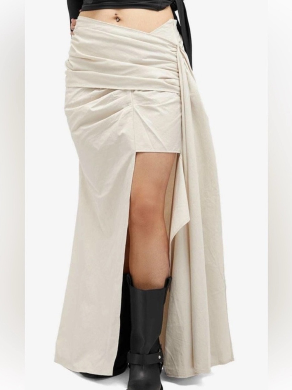 HOUSE OF SUNNY Venus Asymetrical maxi skirt